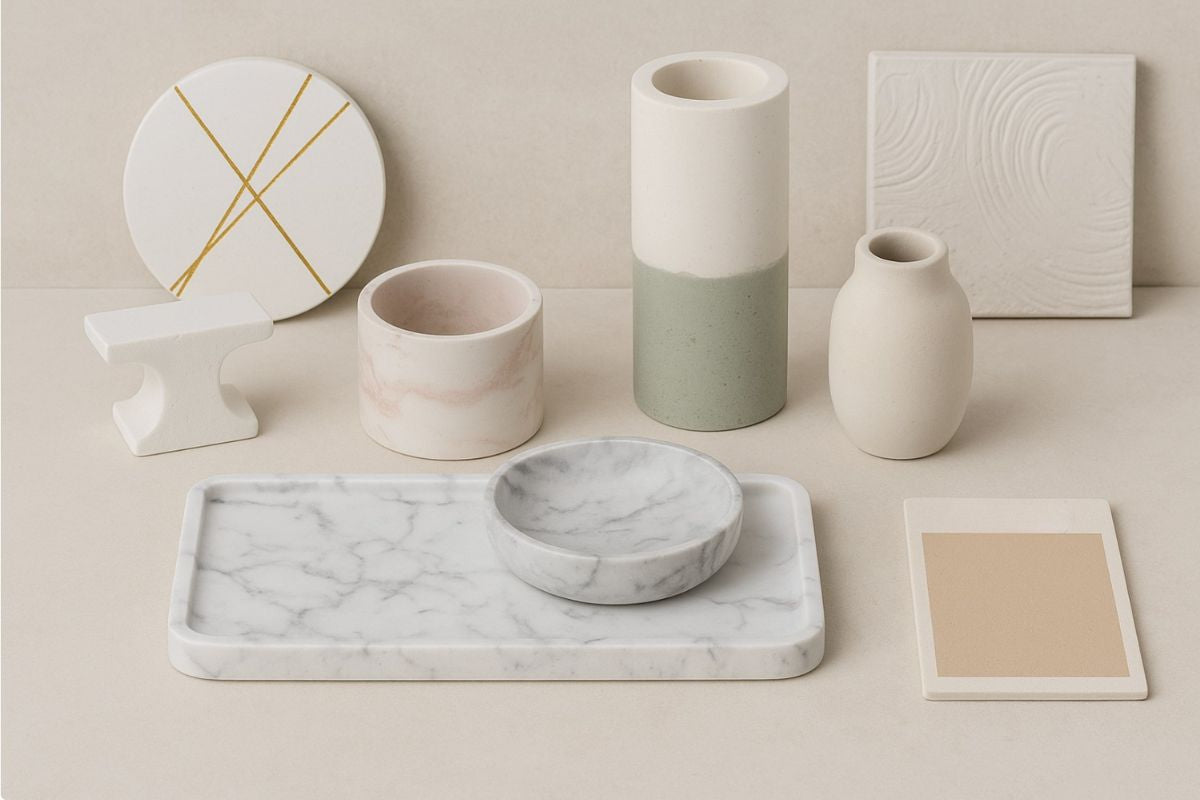 Colori, pigmenti e finiture: come personalizzare i tuoi oggetti in gesso