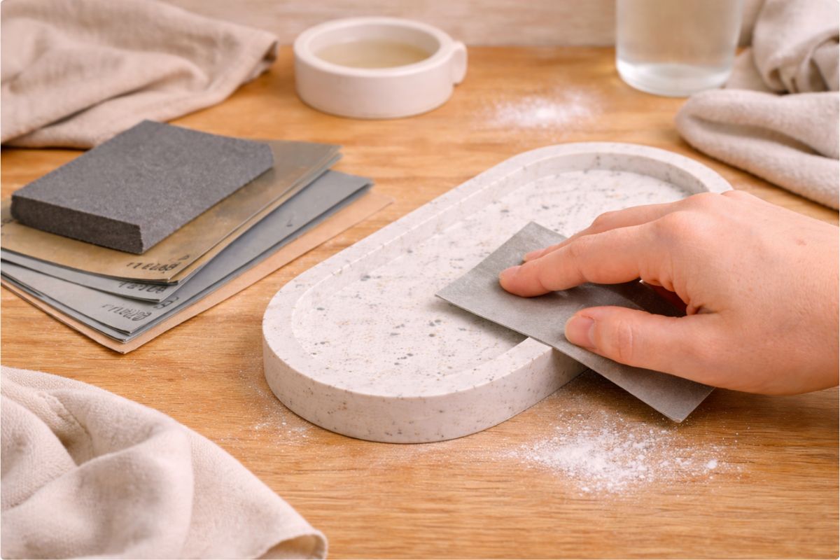 Come rifinire e levigare una creazione in Aqua Resin