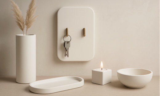 10 idee creative con gesso per decorare la casa