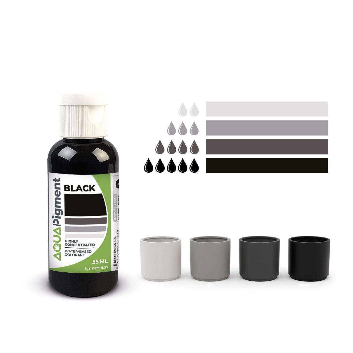 Aqua Pigment – Pigment Liquide Concentré pour Aqua Resin et Plâtre