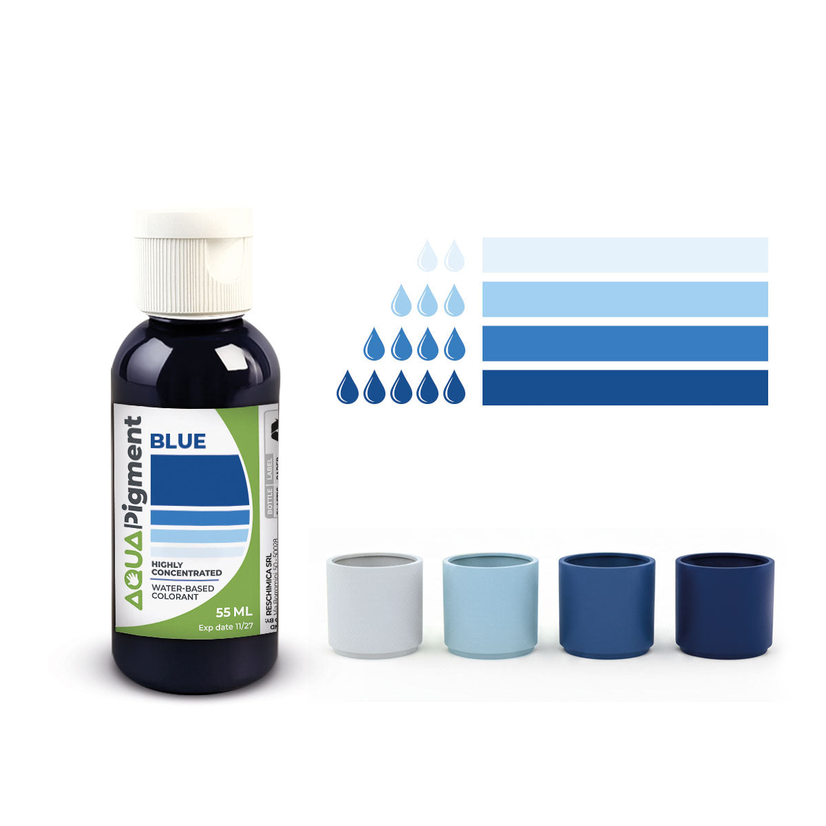 Aqua Pigment – Pigment Liquide Concentré pour Aqua Resin et Plâtre