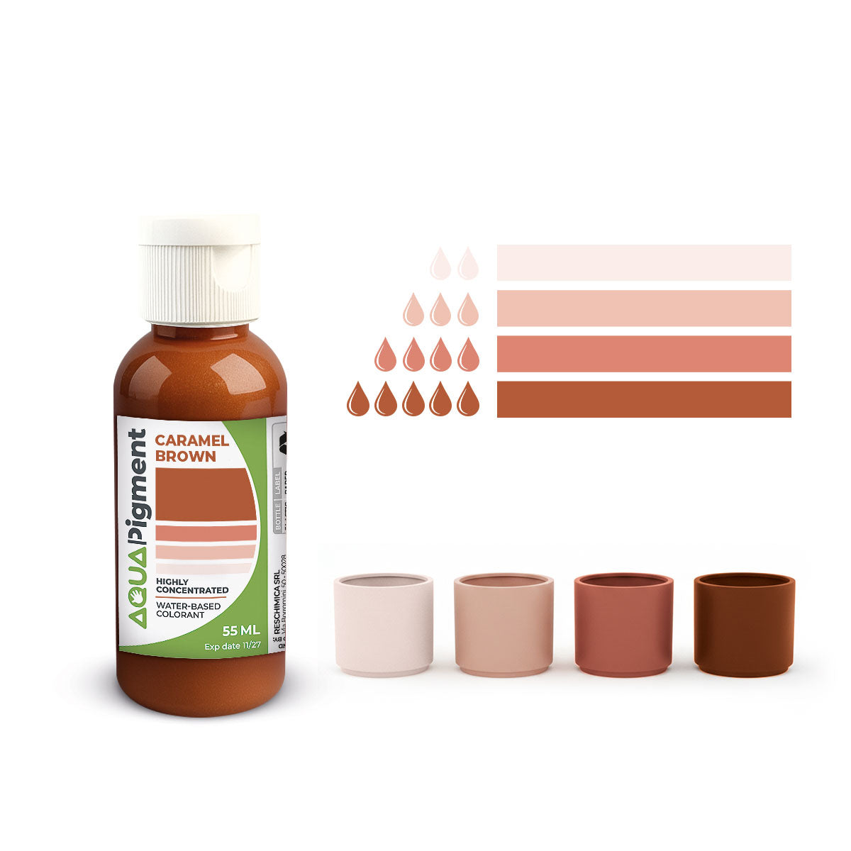Aqua Pigment – Pigment Liquide Concentré pour Aqua Resin et Plâtre