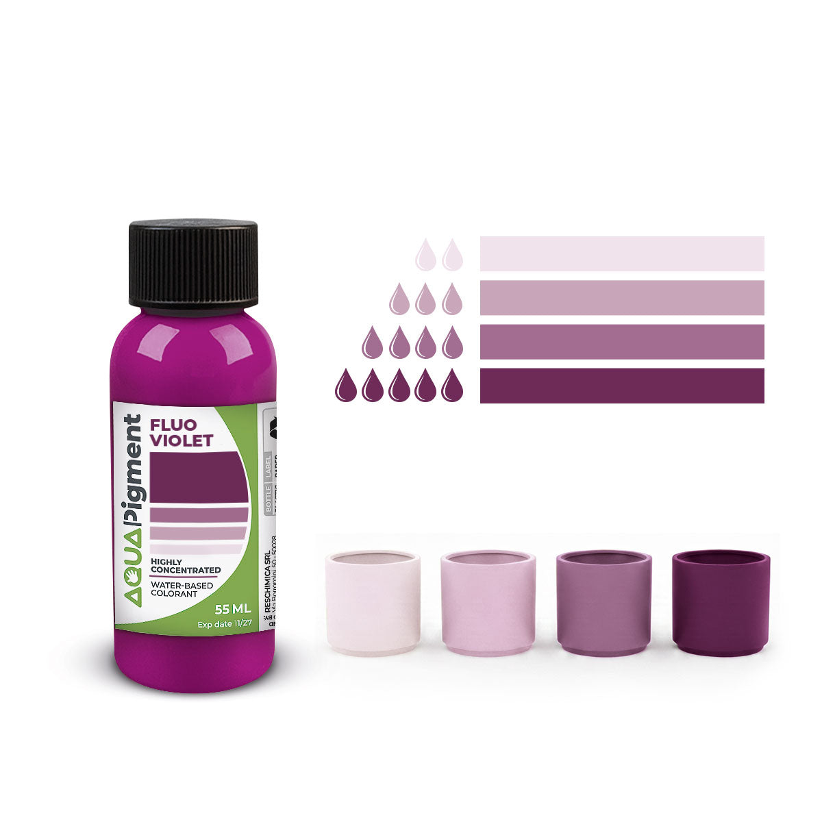 Aqua Pigment – Pigment Liquide Concentré pour Aqua Resin et Plâtre
