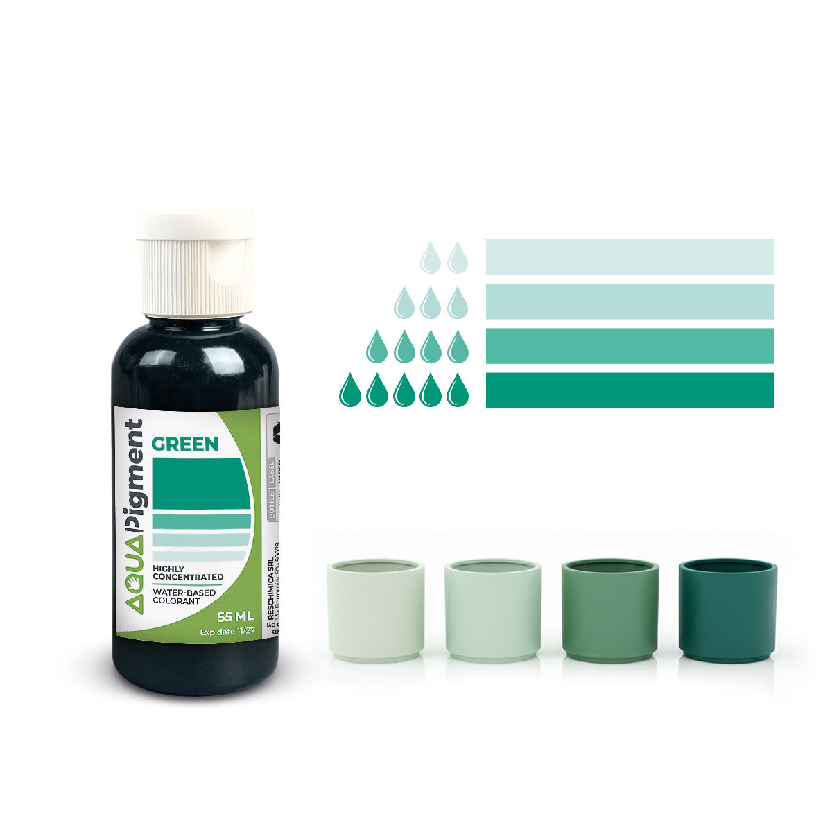 Aqua Pigment – Pigment Liquide Concentré pour Aqua Resin et Plâtre