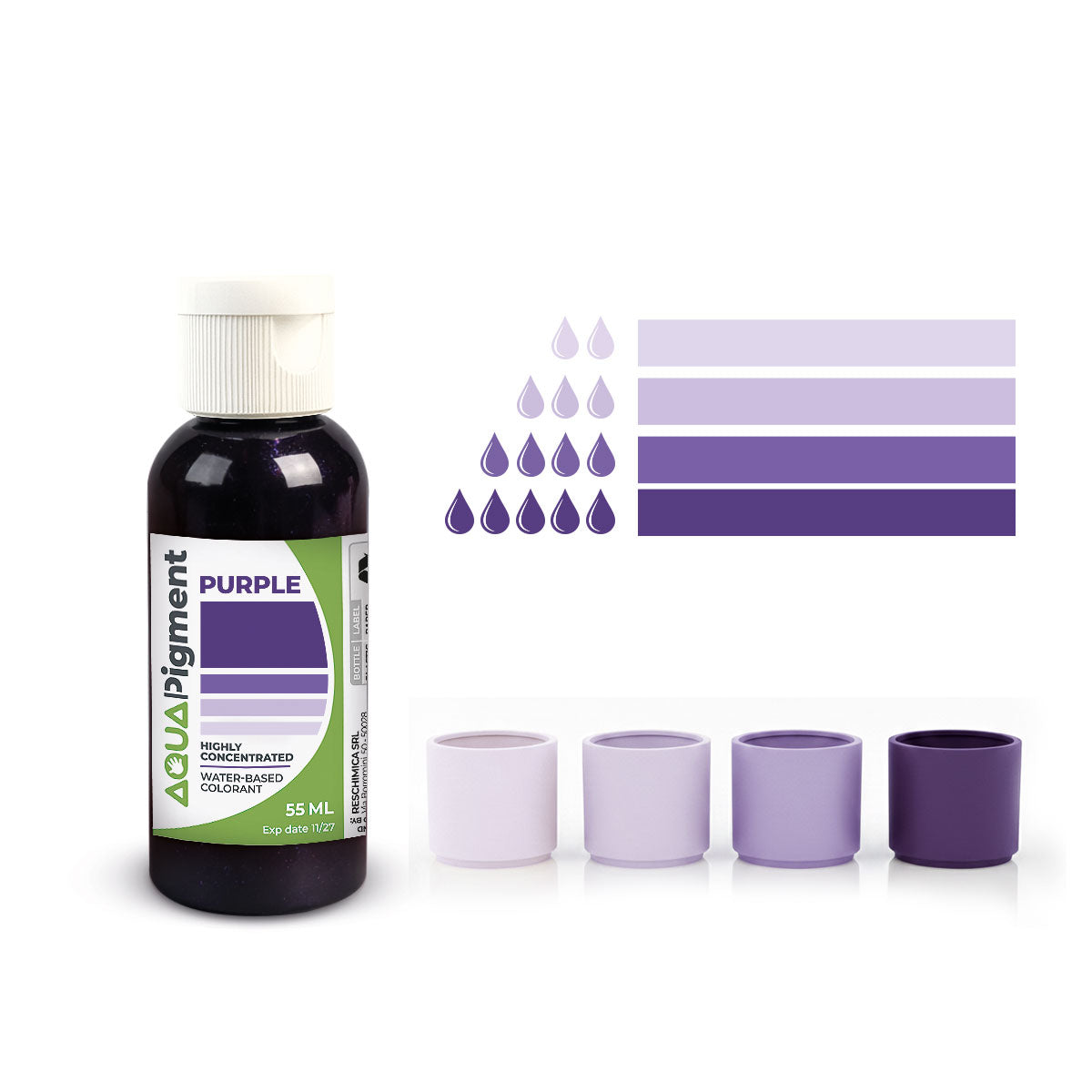 Aqua Pigment – Pigment Liquide Concentré pour Aqua Resin et Plâtre