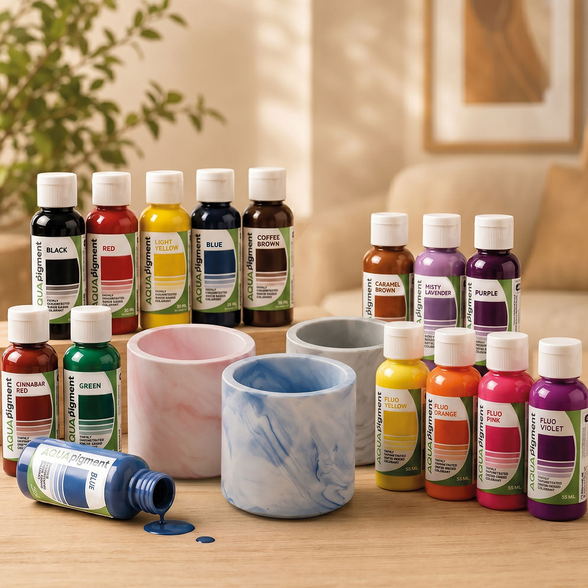 Aqua Pigment – Pigments Concentrés pour Aqua Resin
