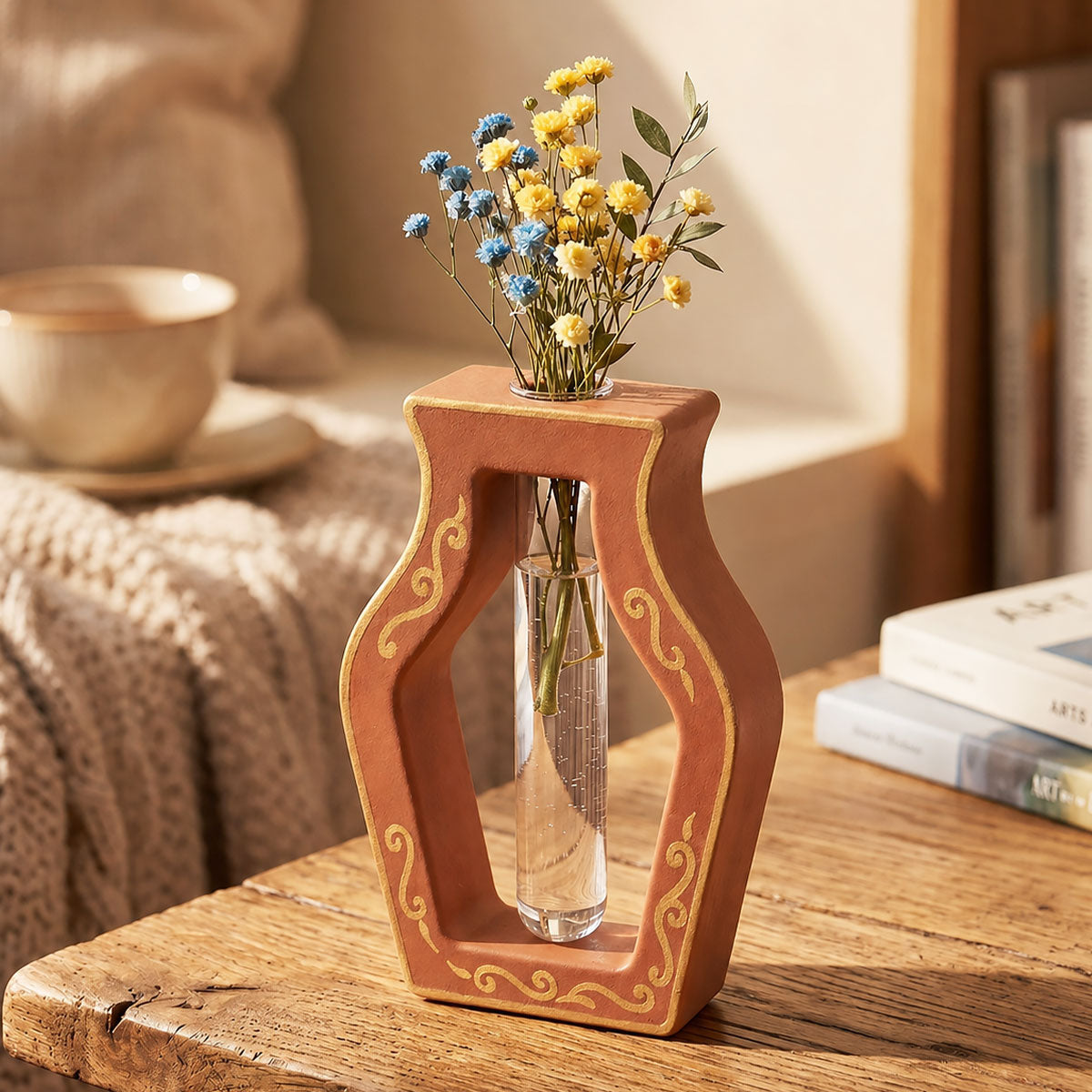 Porte-Fleur Décoratif avec Ampoule – Kit Aqua