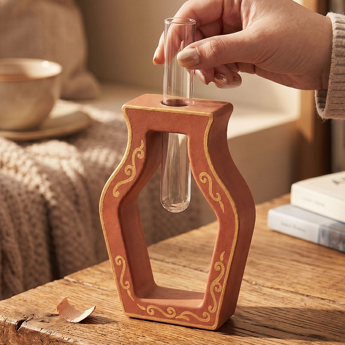 Porte-Fleur Décoratif avec Ampoule – Kit Aqua