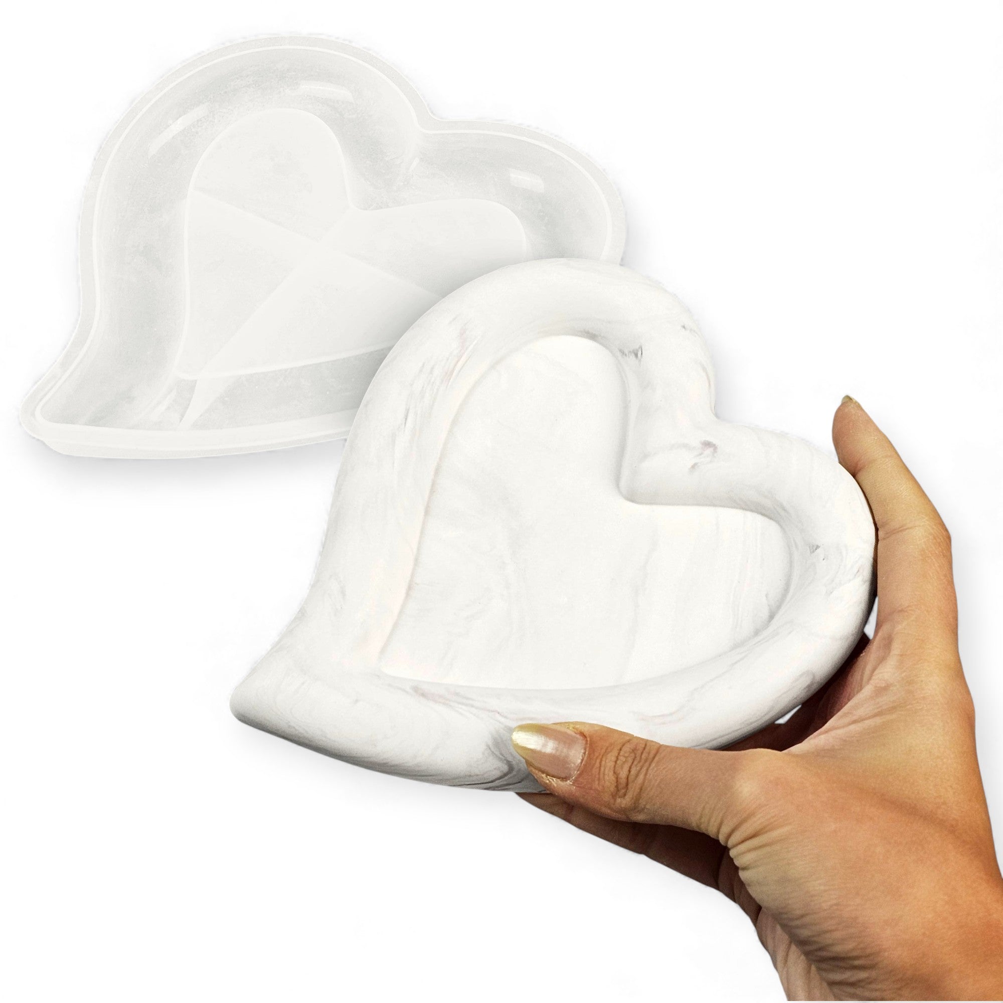 Moule en forme de cœur romantique – Plateau en forme de cœur