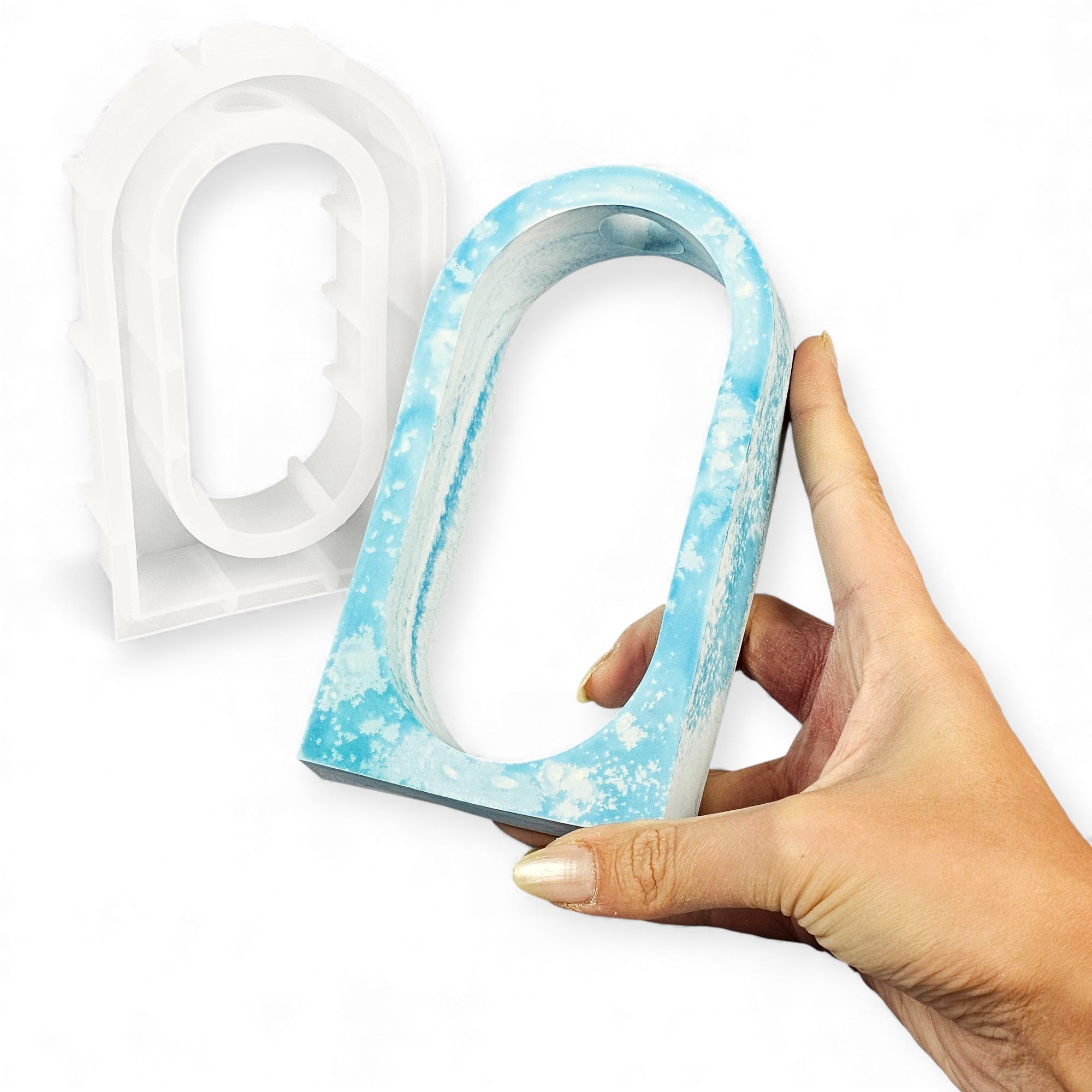 Moule pour vase arqué – Vase hydroponique à profil incurvé