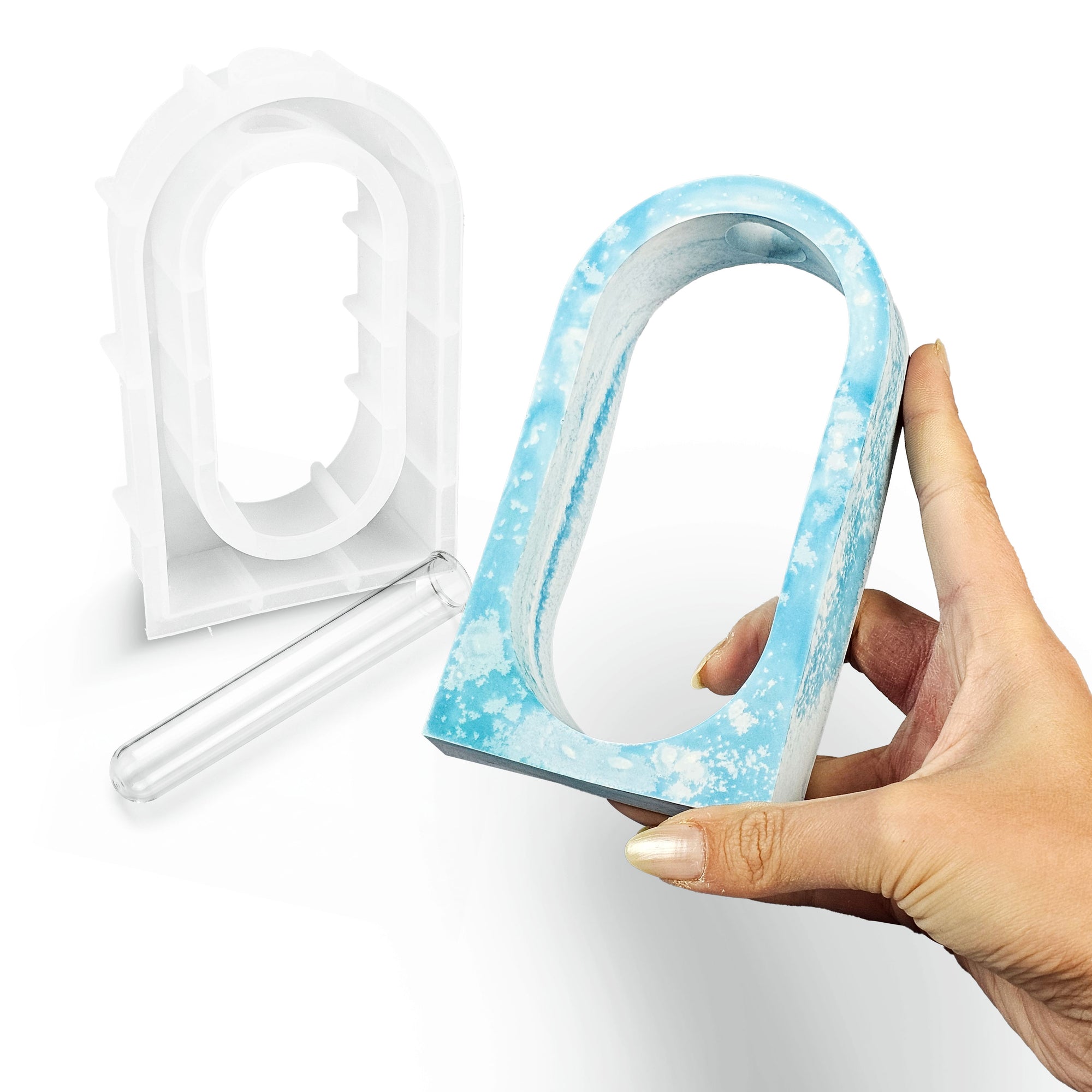 Moule pour vase arqué – Vase hydroponique à profil incurvé