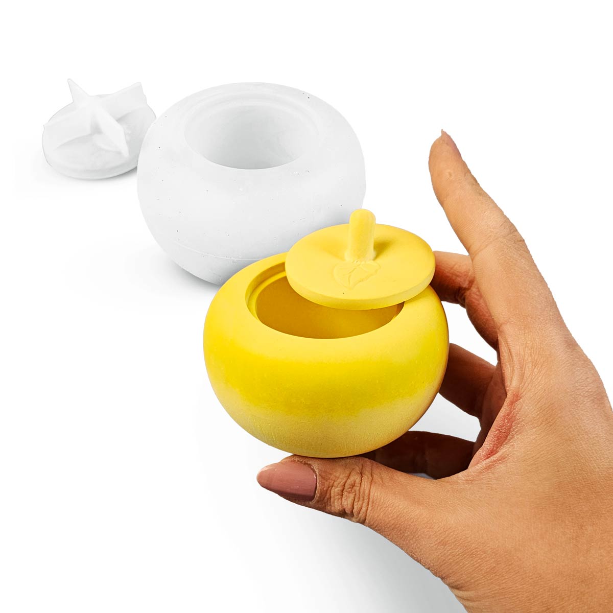 Moule Pomme Décorative – Contenant 3D avec Couvercle