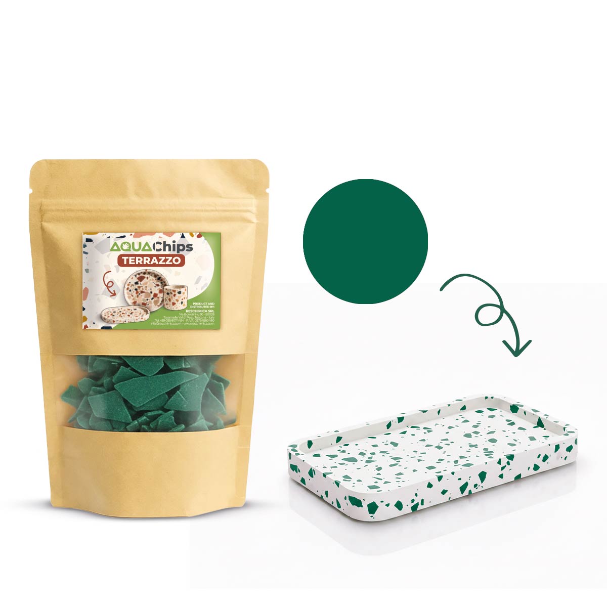 Aqua Chips – Chips colorate Aqua Resin per effetto terrazzo - Aqua Resin