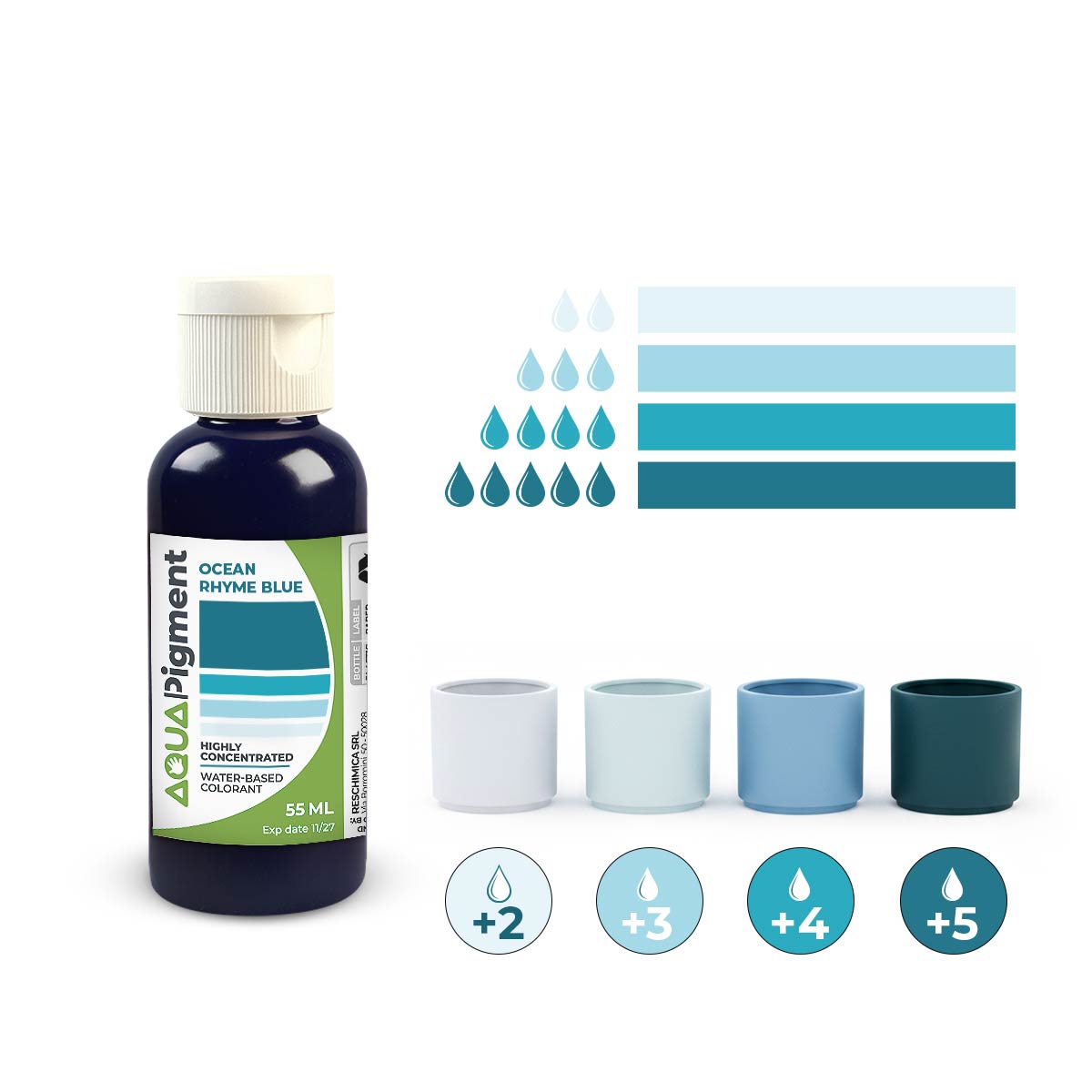 Aqua Pigment – Pigmenti Concentrati per Aqua Resin - Aqua Resin