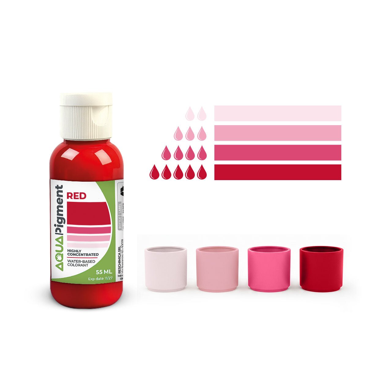 Aqua Pigment – Pigmento Liquido Concentrato per Aqua Resin e Gesso - Aqua Resin