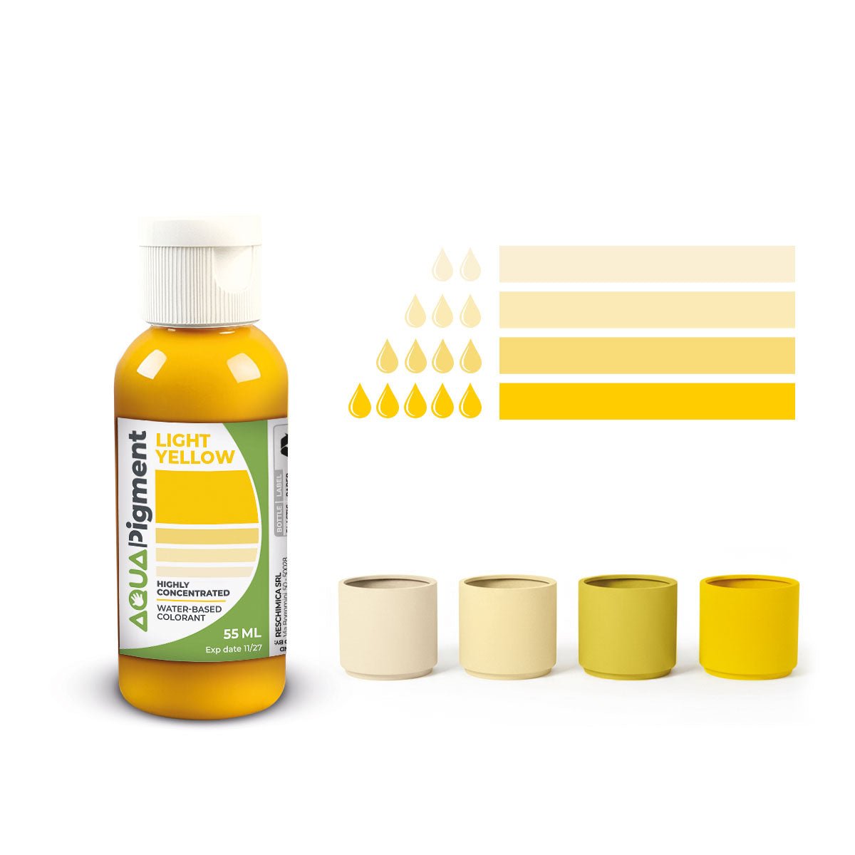 Aqua Pigment – Pigmento Liquido Concentrato per Aqua Resin e Gesso - Aqua Resin
