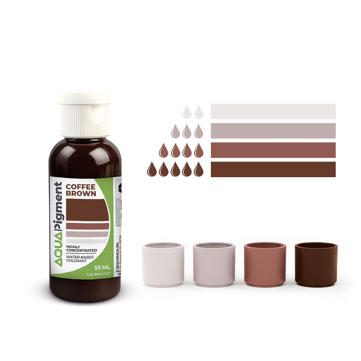 Aqua Pigment – Pigmento Liquido Concentrato per Aqua Resin e Gesso - Aqua Resin