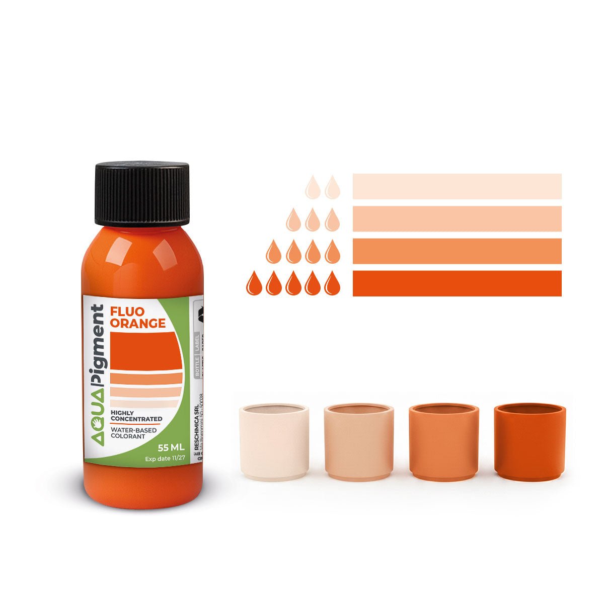 Aqua Pigment – Pigmento Liquido Concentrato per Aqua Resin e Gesso - Aqua Resin