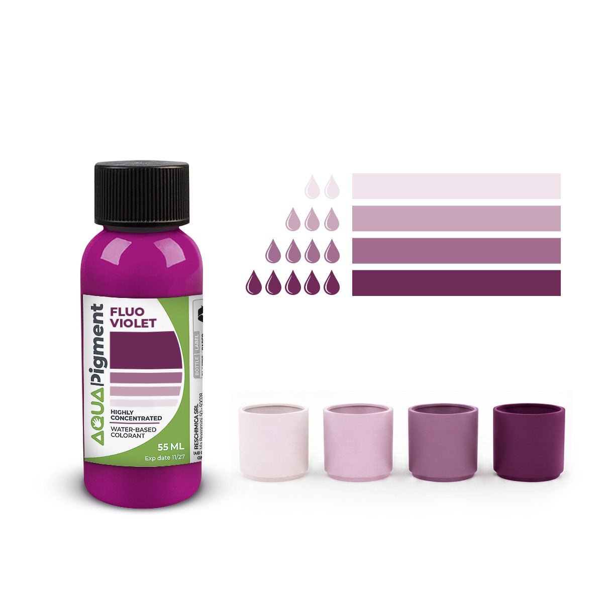 Aqua Pigment – Pigmento Liquido Concentrato per Aqua Resin e Gesso - Aqua Resin