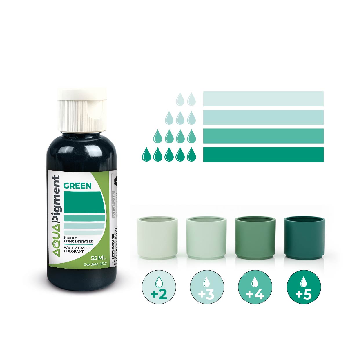 Aqua Pigment – Pigments Concentrés pour Aqua Resin