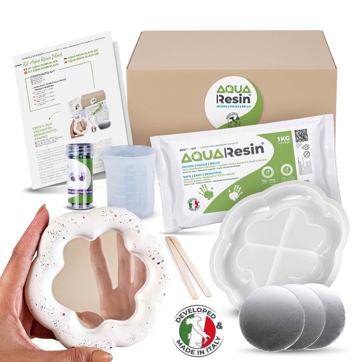 Kit Aqua Resin: Miroir Décoratif DIY