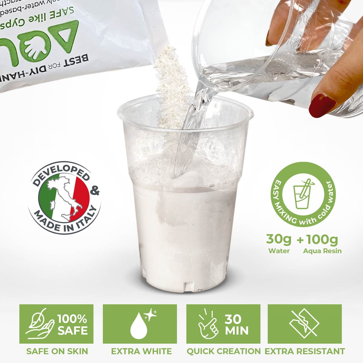 Kit Aqua Resin: Miroir Décoratif DIY