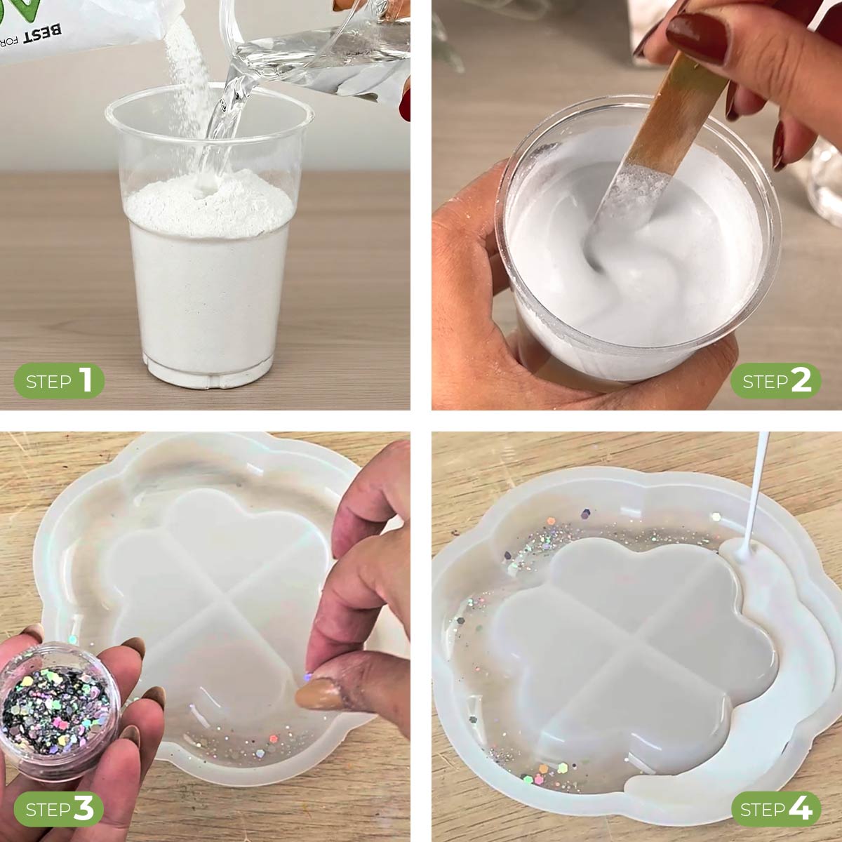Kit Aqua Resin: Miroir Décoratif DIY