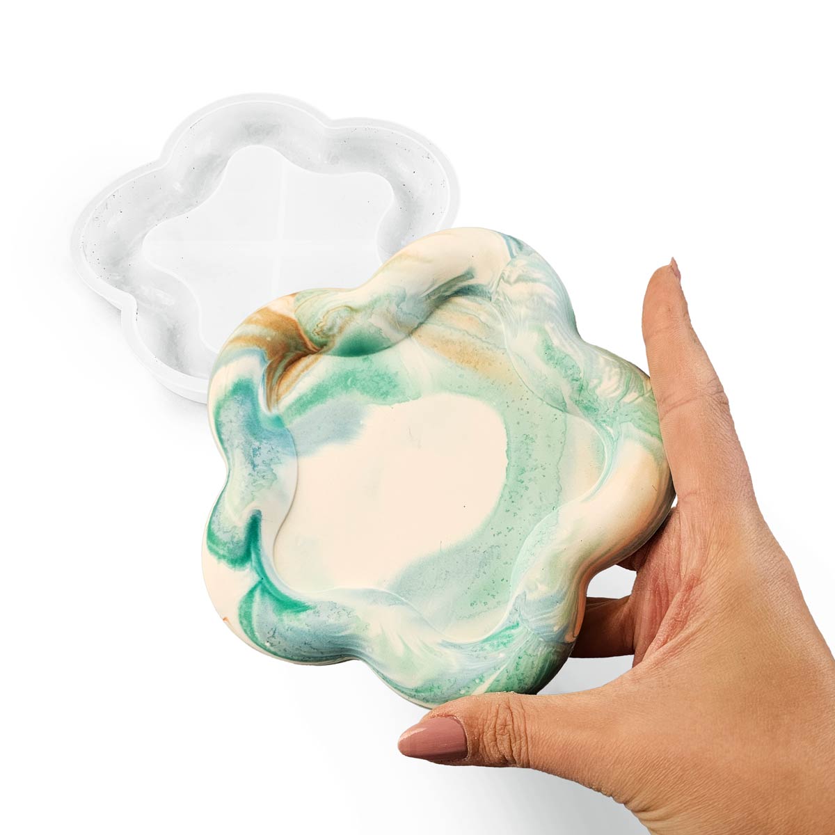Stampo Fiore Armonioso – Vassoio Decorativo - Aqua Resin