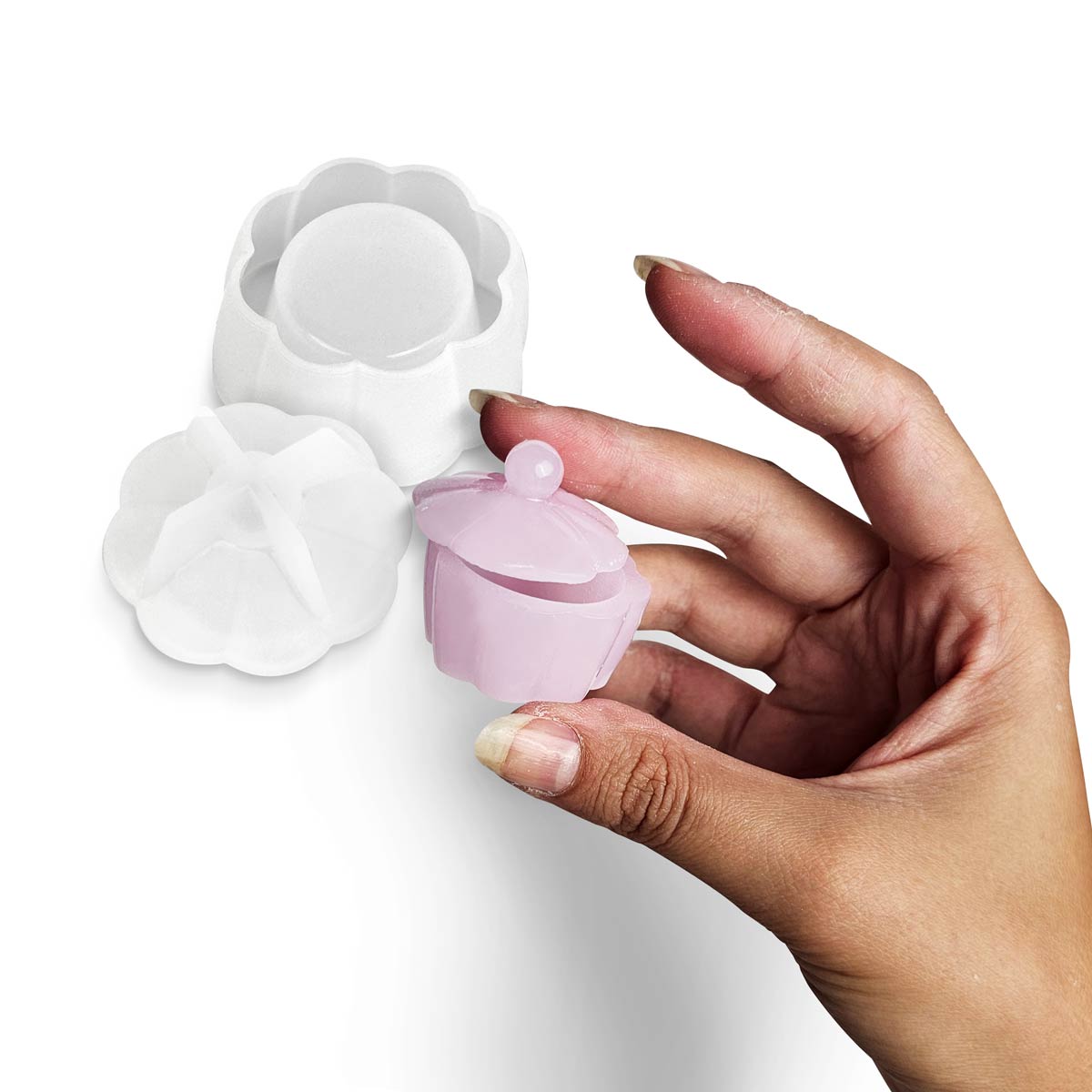 Stampo in silicone Portacandele a Fiore – Mini candele e decorazioni da tavola - Aqua Resin